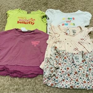 Colorful Baby Girl Tops Bundle